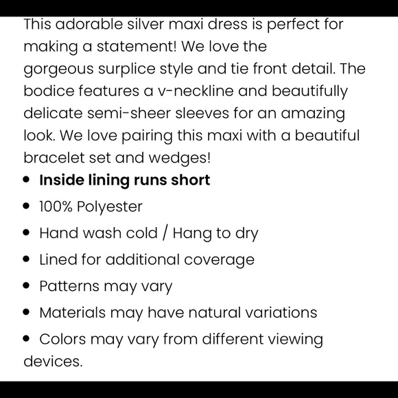 Pink Lily Maxi Dress - Picture 5 of 7